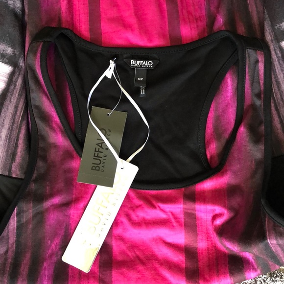 Pink & black sleeveless summer dress - Picture 4 of 4